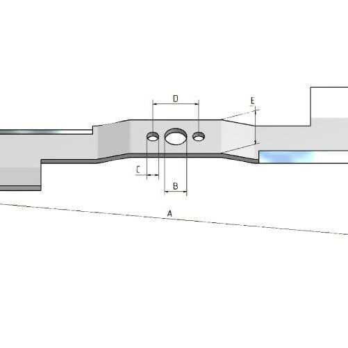 MTD Noże do kosiarek posortowane według długościOE - 02005020 - Nóż MTD