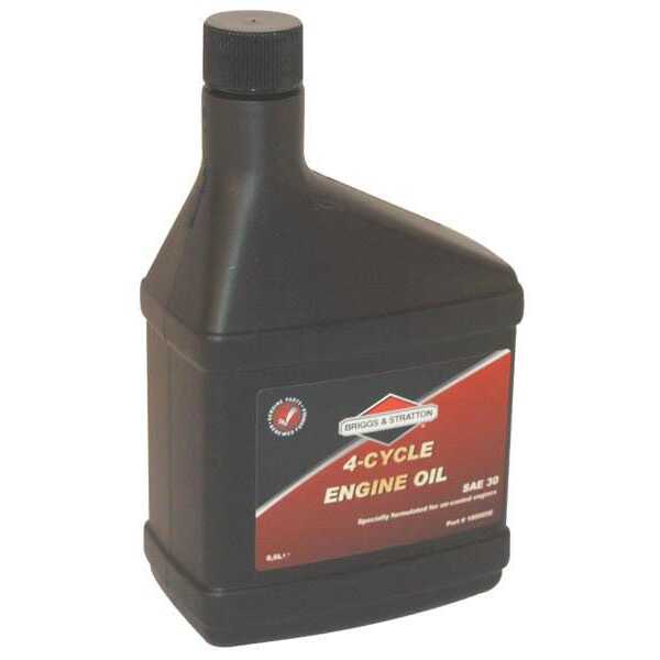 BS Olej do silników 4-suwowych Briggs & Stratton - 100005E - Olej silnikowy, 600 ml mineralny, SAE 30W Briggs & Stratton