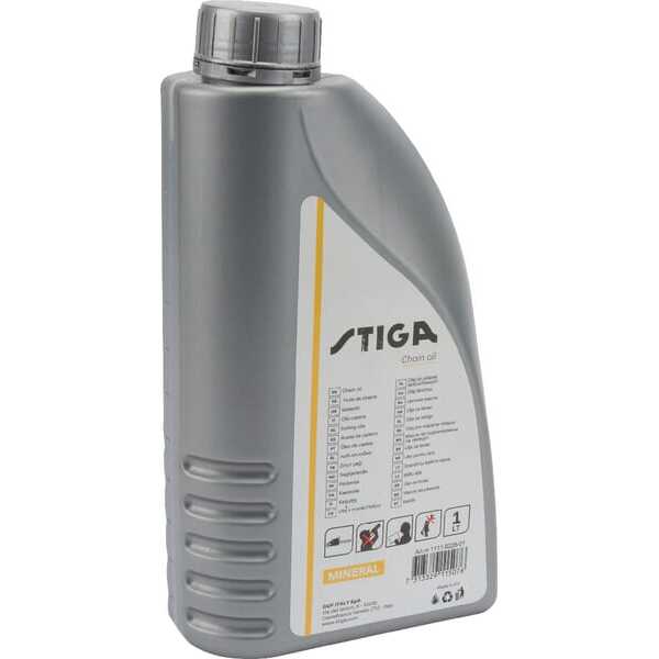Stiga  - 1111922801 - Kædeolie, mineralsk 1 l