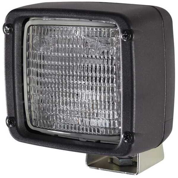 John Deere Lampa robocza kwadratowa H3 - 1GA007506391 - Lampa robocza halogenowa, kwadratowa 12/24V biała 112x97x126.5 mm z wtyc