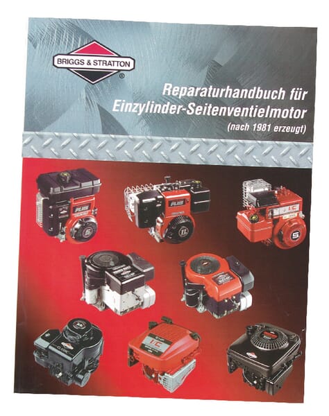 Briggs & Stratton Katalog części zamiennych - 271266 - Instrukcja naprawy silników 1-cylindrowych