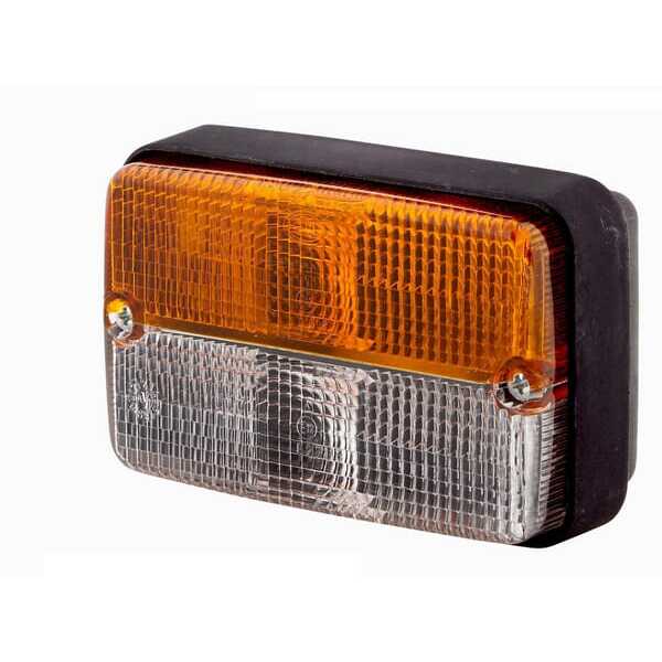 John Deere Lampa zespolona kierunkowskazu i postoju - 2BE997131081 - Lampa kierunkowskazu i postoju 21/5W prostokątna, 12V przyk