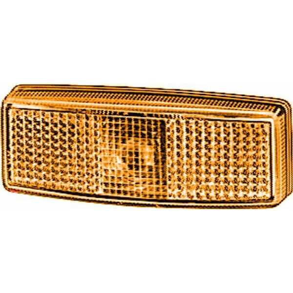 John Deere Lampy obrysowe Hella - 2PS006717031 - Lampa obrysowa 5W prostokątna 12/24V pomarańczowa przykręcana 110x25x40 mm Hell