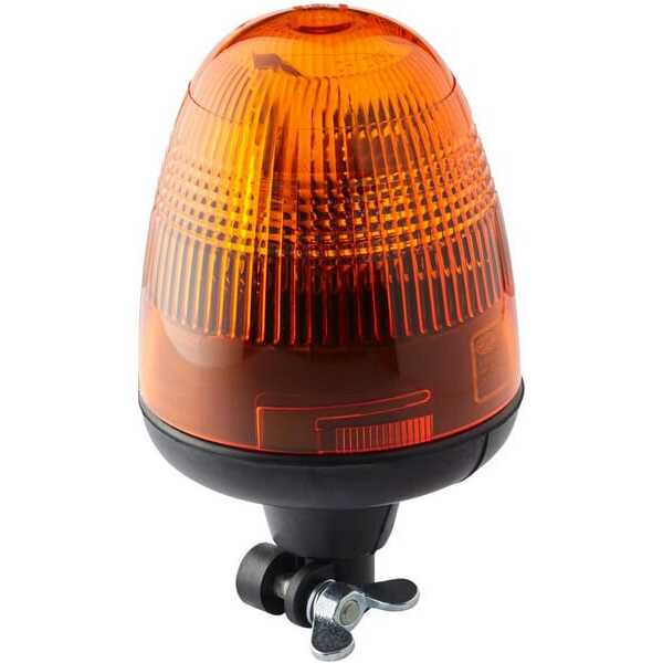 John Deere Lampa błyskowa elastyczna Rotaflex R Hella - 2RL006846001 - Lampa błyskowa halogenowa, obrotowa, 12V, pomarańczowa, n