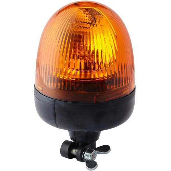 John Deere Lampa błyskowa elastyczna KL Rota Compact FL Hella - 2RL009506001 - Lampa błyskowa halogenowa, obrotowa, 12V, pomarań