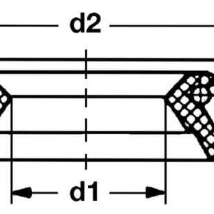 MTD Uszczelniacze oleju napęduprzeglądOE - 7210379 - Uszczelniacz wału 0.75"