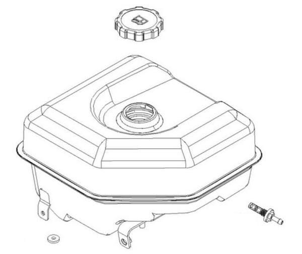 Briggs & Stratton Zbiornik paliwa - 799782 - Zbiornik paliwa