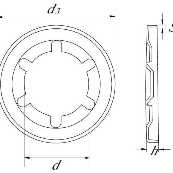 AL-KO Pierścienie ustalające Starlock OE - AK700128 - Pierścień spręż. 8mm 127B VZ