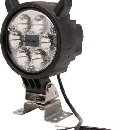 John Deere Lampy robocze okrągłe LED - LA10016 - Lampa robocza LED, okrągła, 25W 2000 lm 10/30V światło skupione 6 LED Kramp