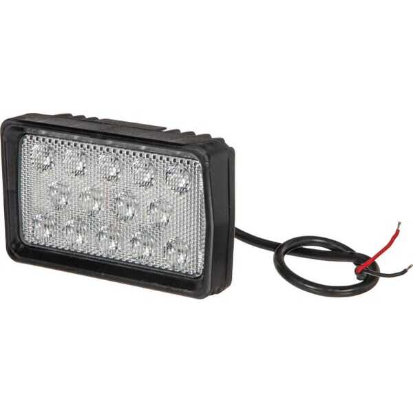 John Deere Lampy robocze prostokątne LED - LA10412 - Lampa robocza LED, prostokątna prawa 21W 2600lm 10/30V światło rozproszone 