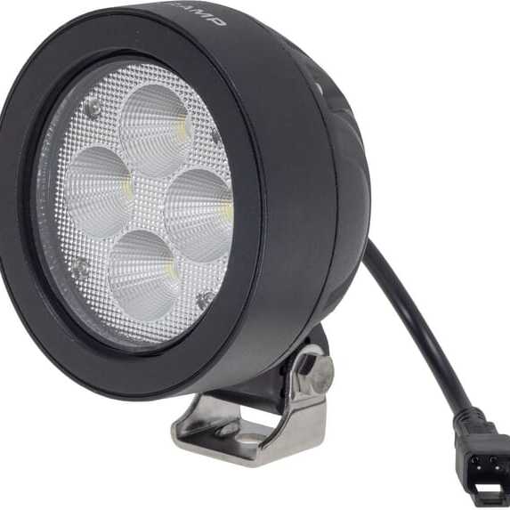 John Deere Lampy robocze okrągłe LED - LA10416 - Lampa robocza LED, okrągła 40W 4500lm 10/30V światło rozproszone 4 LED Kramp