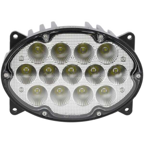 John Deere Lampy robocze owalne LED - LA10559 - Lampa robocza LED, owalna 65W 5200lm 10/30V 161x110x90 mm światło rozproszone 13