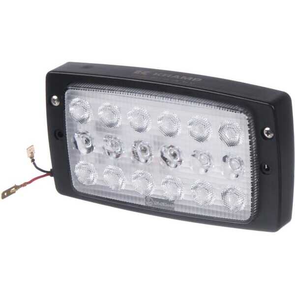John Deere Lampy robocze prostokątne LED - LA80300 - Lampa robocza LED, prostokątna, 27W 3375 lm 10/30V światło rozproszone z wt
