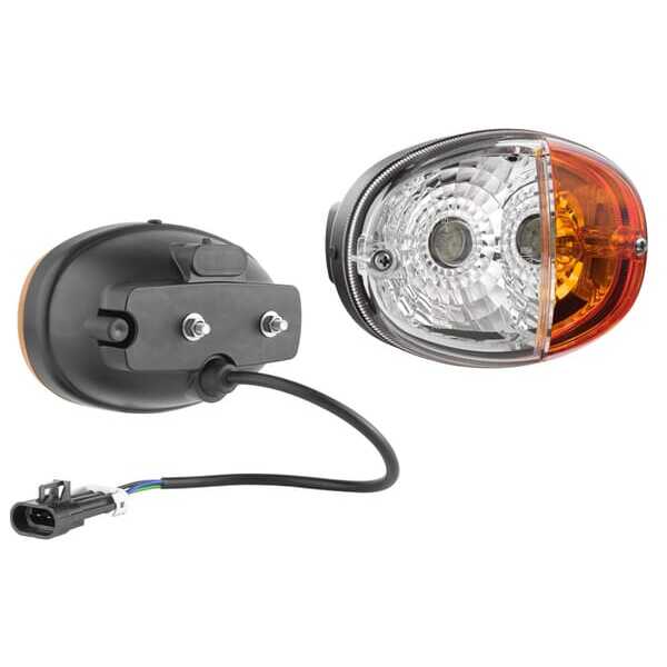 John Deere Lampa zespolona kierunkowskazu i postoju - LT348463 - Lampa zespolona kierunkowskazu i postoju halogenowa, przednia, 