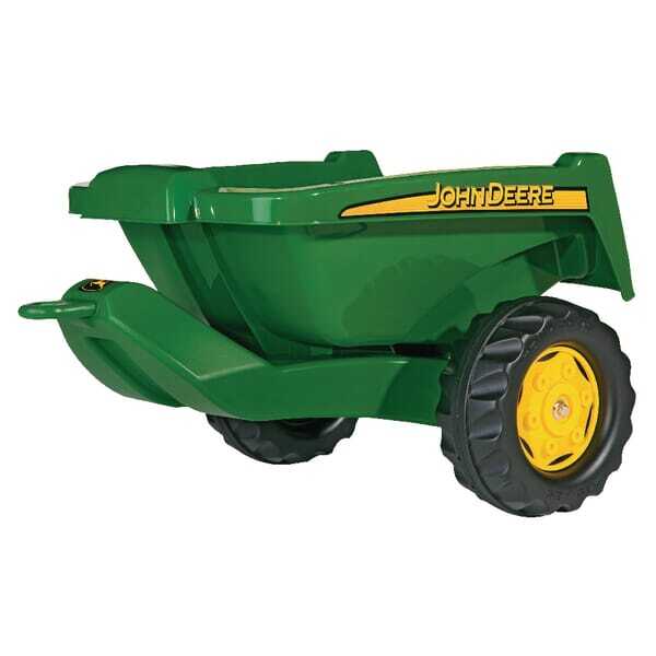 John Deere R12882 RollyKipper II Przyczepa - R12882 - Przyczepa John Deere zielona, do Ciągników z napędem na pedały