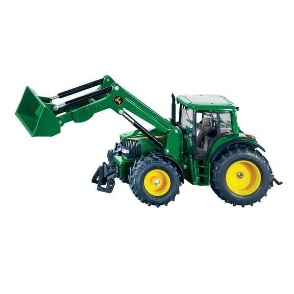 John Deere Traktor 6820 z ładowaczem - S03652 - Ciągnik John Deere 6820 z ładowaczem, SIKU